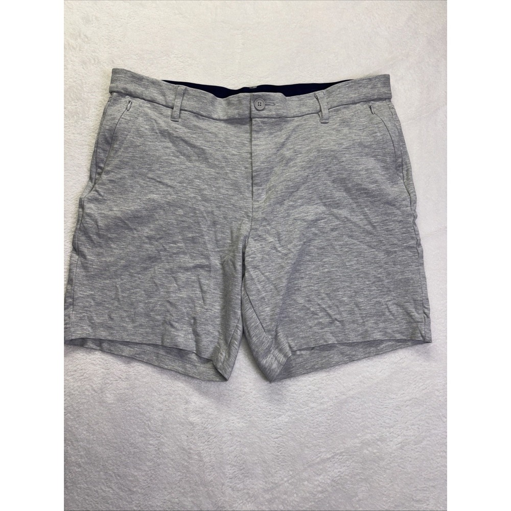 Mizzen Main Proflex Shorts Mens Size 38 Gray 8" Inseam Golf Performance